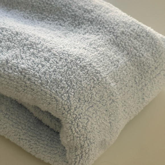 Vintage Bright Future JcPenney Baby Soft Blue Thermal Style Security Blanket - Picture 3 of 7